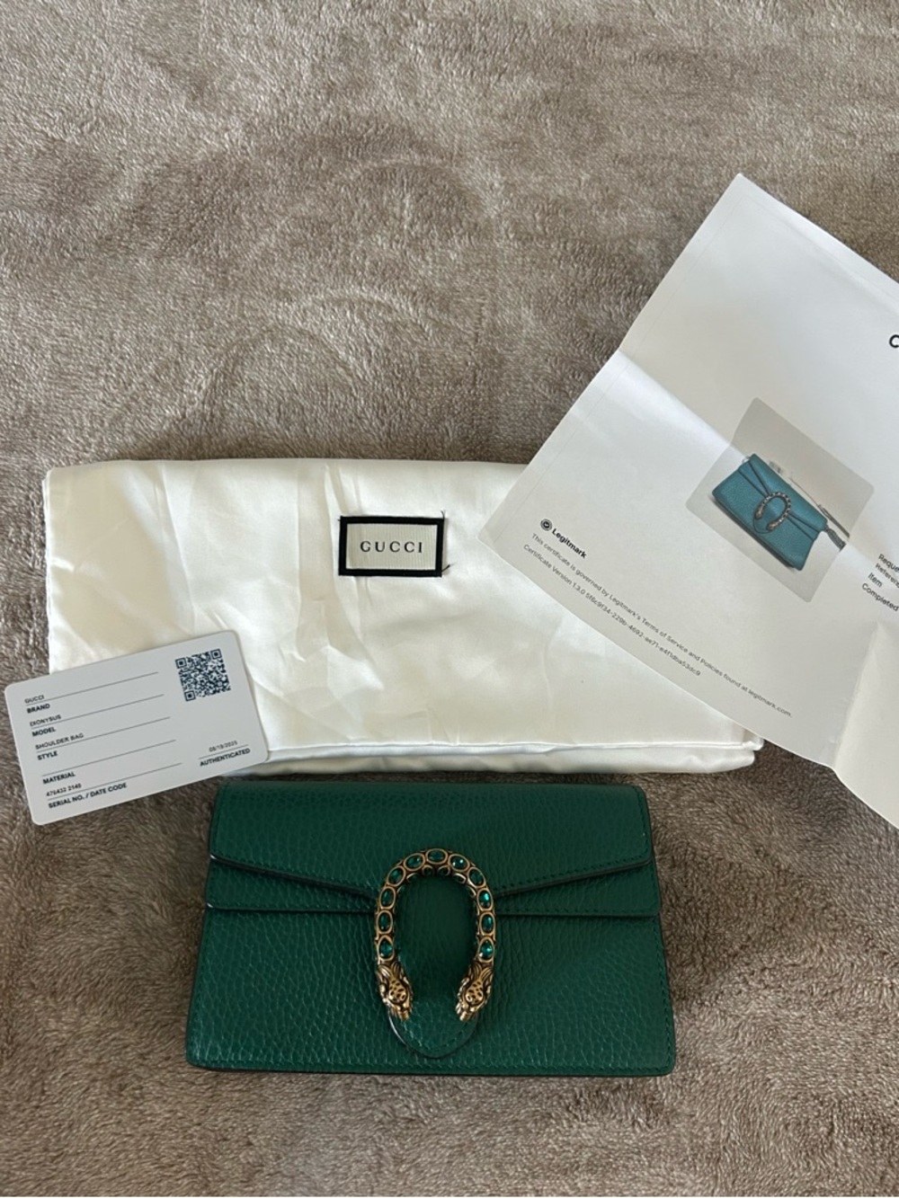 Gucci Green Dionysus Mini crossbody